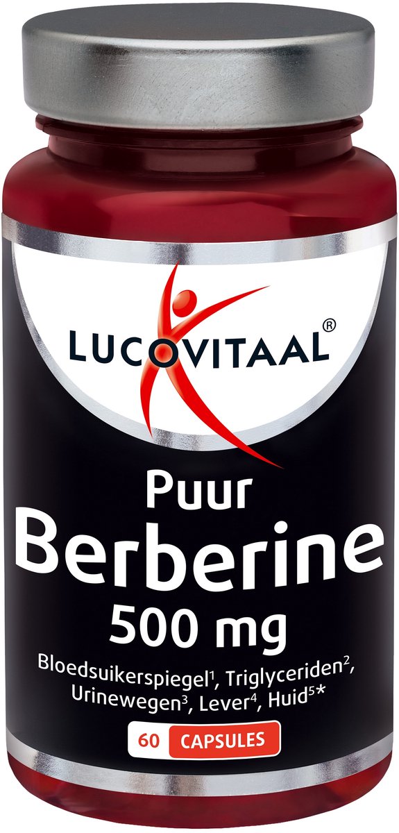 Goedkoopste Lucovitaal Berberine Puur 500 mg 60 capsules