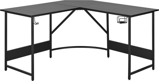 Hoekbureau - L vormig bureau - game bureau - gaming tafel - computertafel - hoekbureau gaming - bureau - 130 x 130 cm