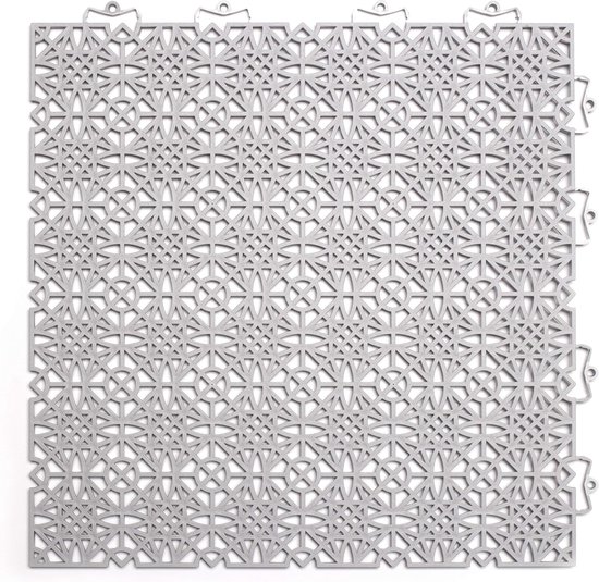 Laneetal WPC tegels set van 22 voor 2 m², voor buiten terras balkon