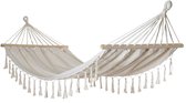 Bol.com Buitenkado Hangmat – Tweepersoons - Spreider - 420cm - Crémewit aanbieding