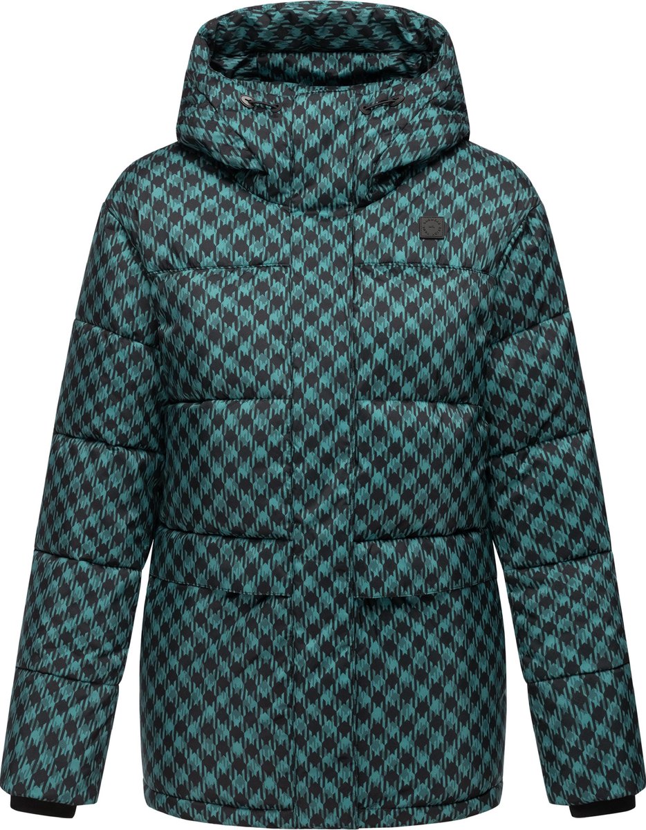 Ragwear Dames Gewatteerd jack Wikesh Print