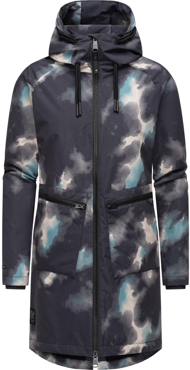 Ragwear Dames Winterjas Holstic Print