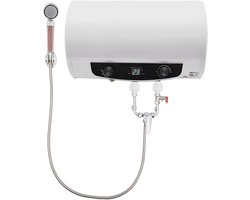 Elektrische boiler 120L horizontale tankboiler met snelle verwarming en digitale thermostaat