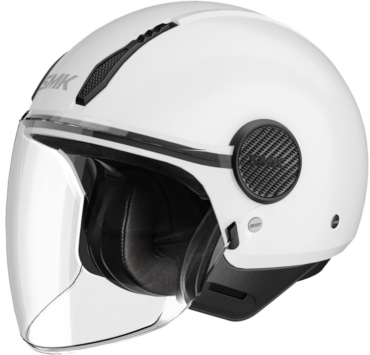 SMK Laminar Wit Jethelm - Helm