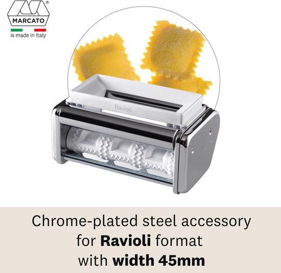 Ravioli opzetstuk voor pastamachine - Roestvrij staal, 17 cm van Marcato — afbeelding 3