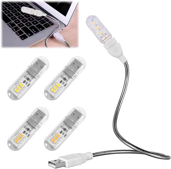 HAMA verlichting voor een laptop met 10 LED-indicatoren zwanenhals desi