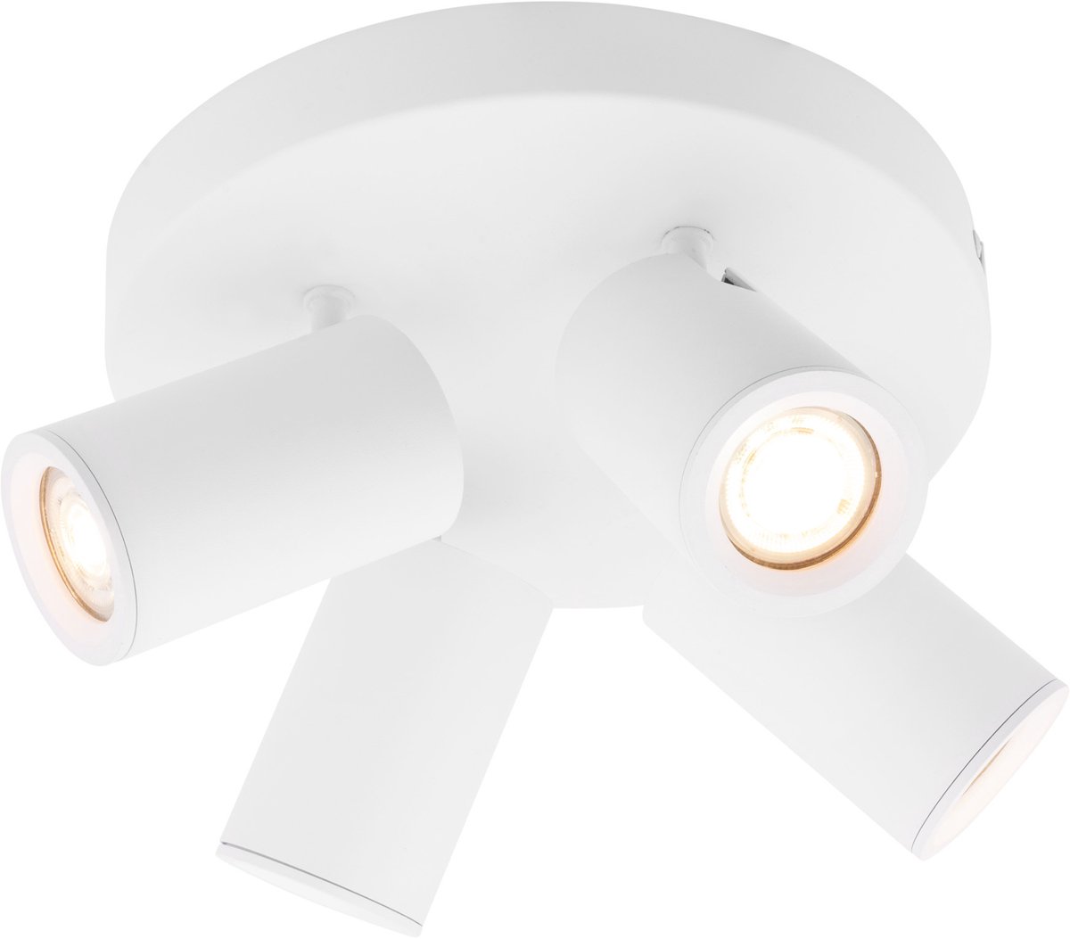 Ledvion - LED Plafondspot - Wit 4-lichts - GU10 - IP20
