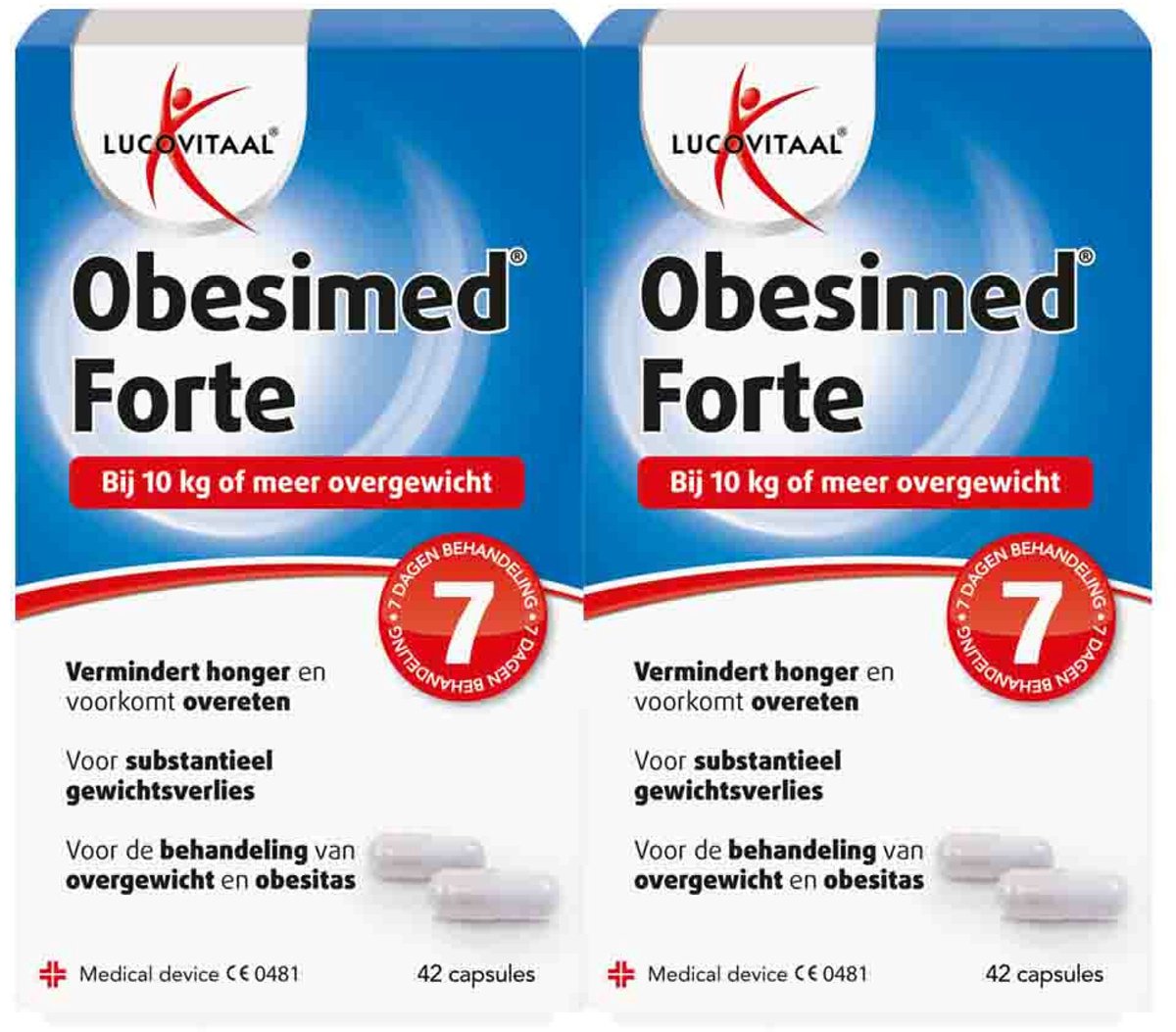 Goedkoopste 2x Lucovitaal Obesimed Forte 42 capsules