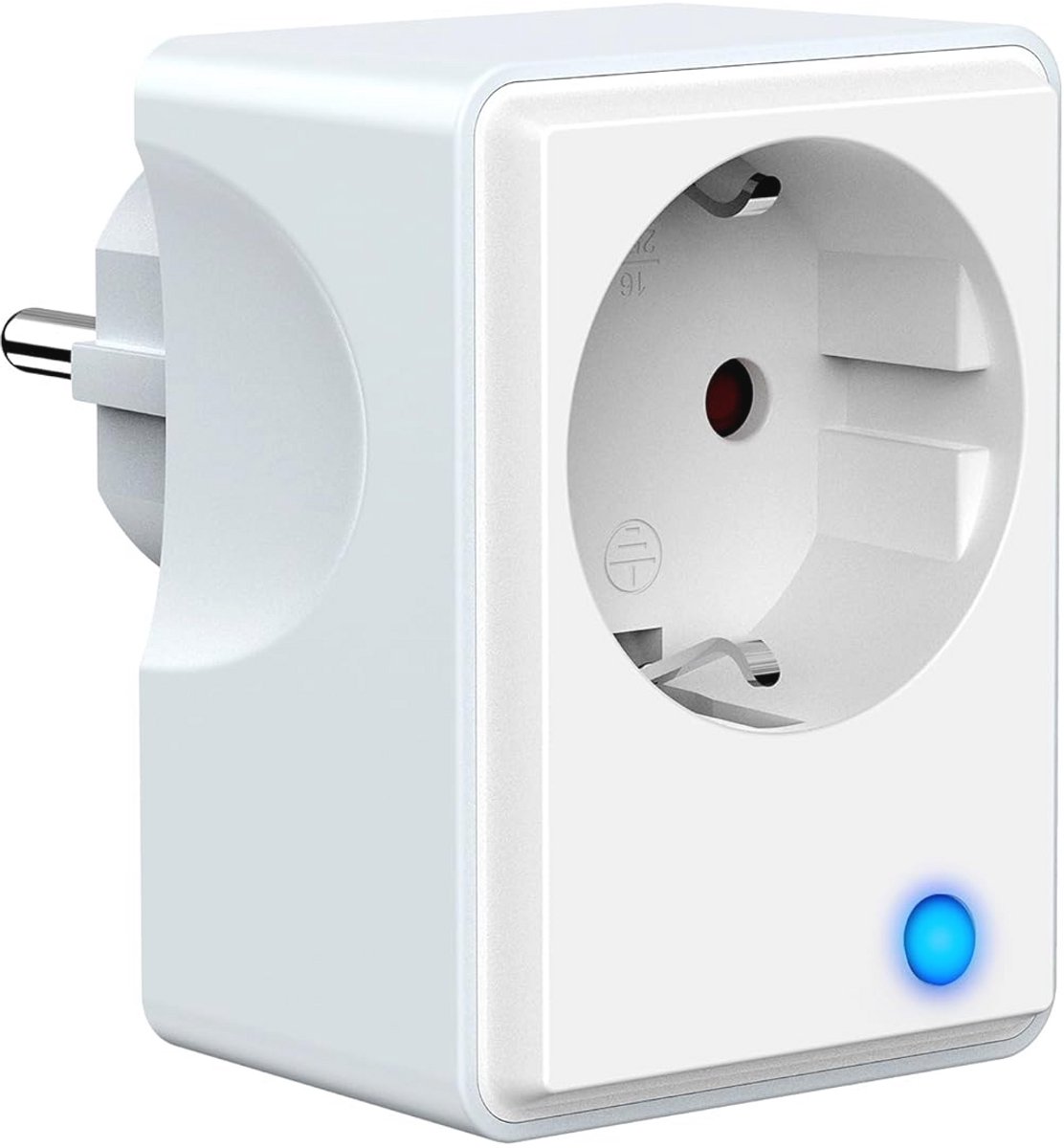 Slim Wifi Stopcontact met Stroommeting en Spraakbesturing - Bedien Apparaten met Alexa en Google Home