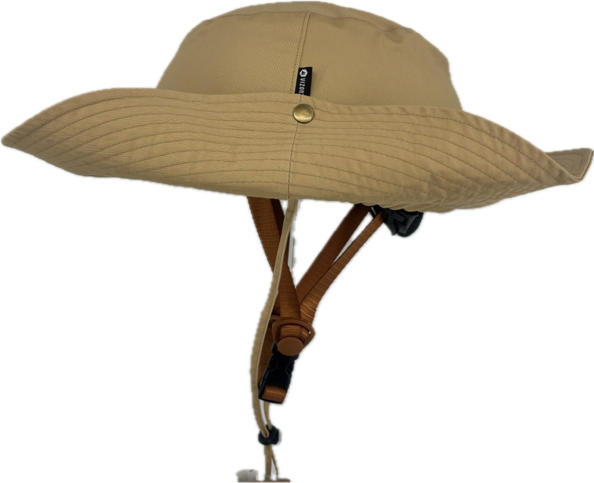 Vizorz SwitchCap fietshelm - Camel urban