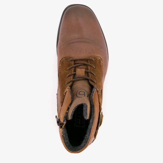 Bugatti hoge bruine suede heren veterschoenen online bestellen