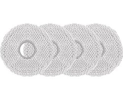 Set van 4 roterende dweildoeken voor Ecovacs Deebot X5 Omni robotstofzuiger