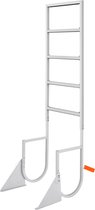 Bol.com Dock Ladder 5-Step Flip-Up 158kg Capaciteit Aluminium Legering Ponton Boot Ladder met 5cm Brede Trede voor Anti-Slip Rub... aanbieding
