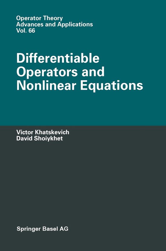 Differentiable Operators and Nonlinear Equations - cover