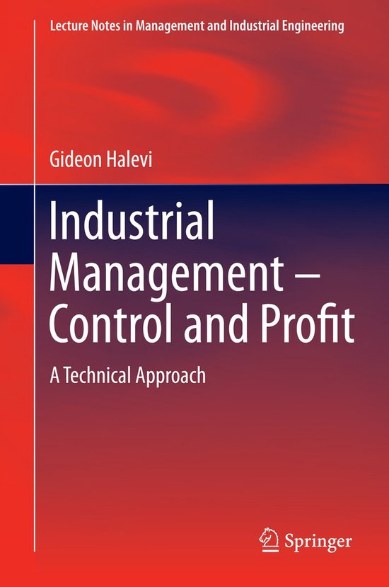 Industrial Management Control and Profit - cover