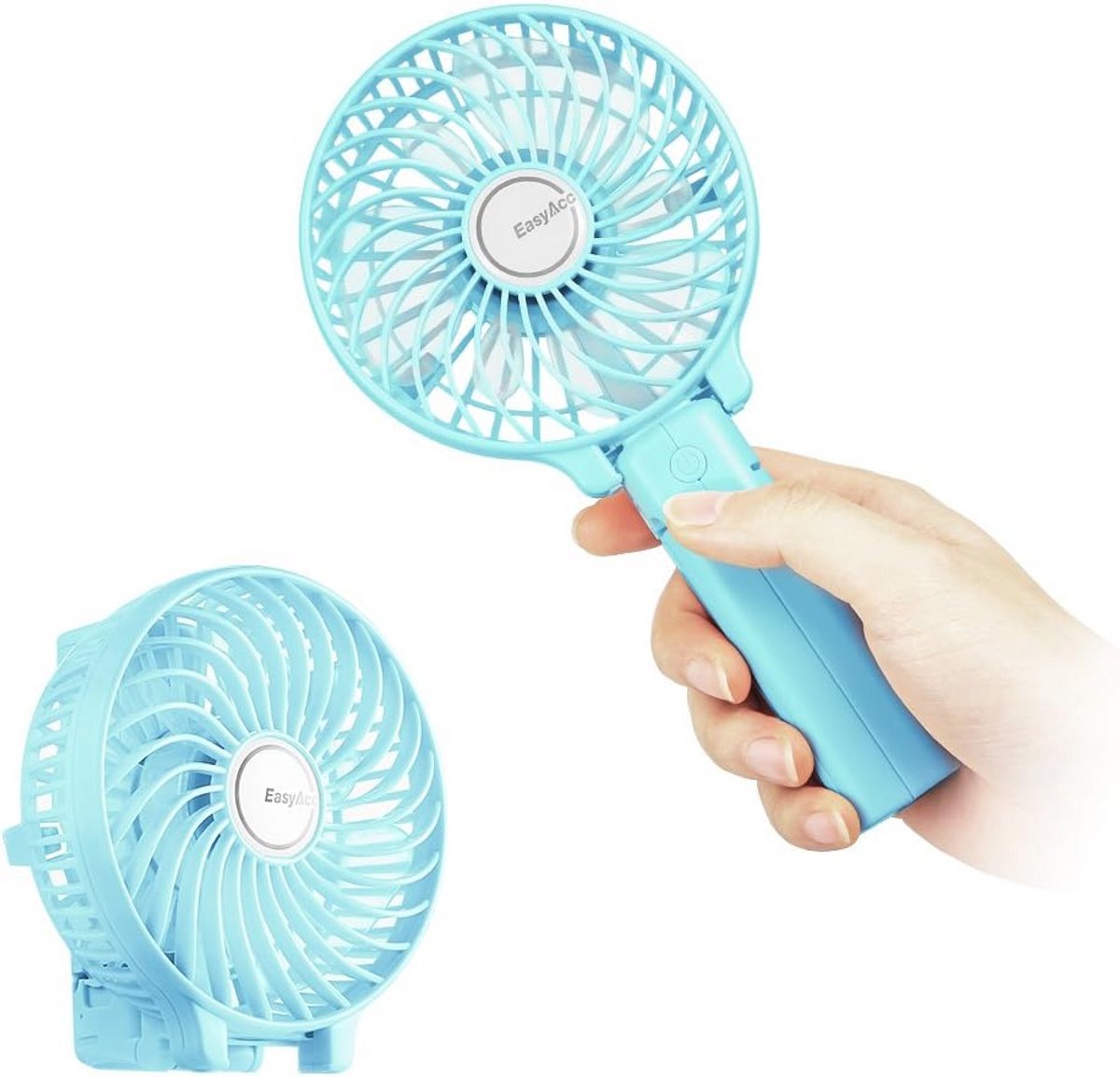 Draagbare USB Handventilator - Oplaadbare Mini Ventilator voor Thuis, Buitenshuis en Reizen