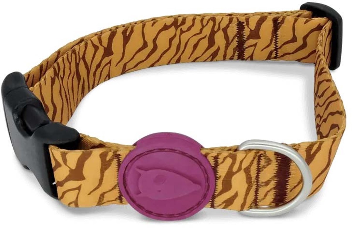 Morso - Halsband Hond - Gerecycled - Jungle Drum - Groen - 43-70X2.5 cm