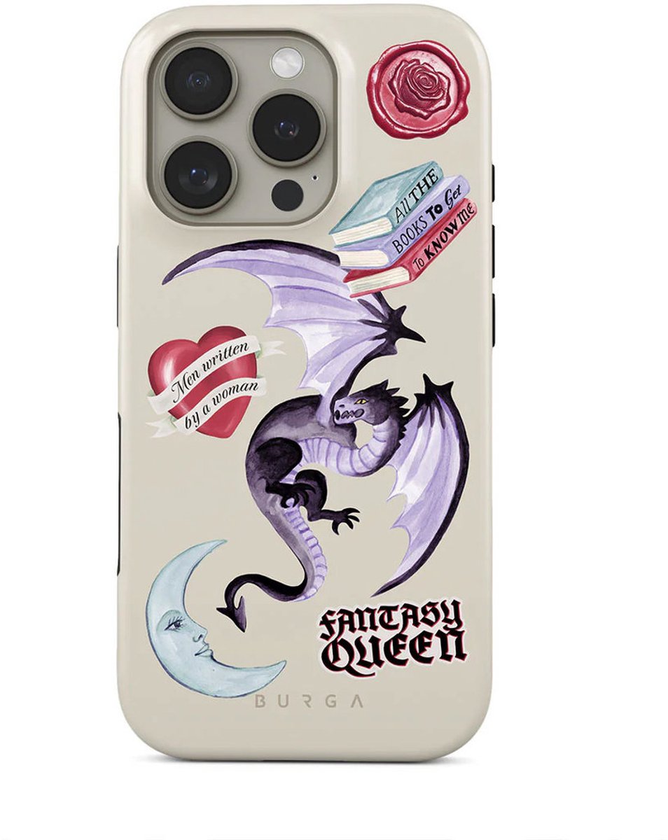 Burga Tough Case geschikt voor Apple iPhone 16 Pro - Plot Twister
