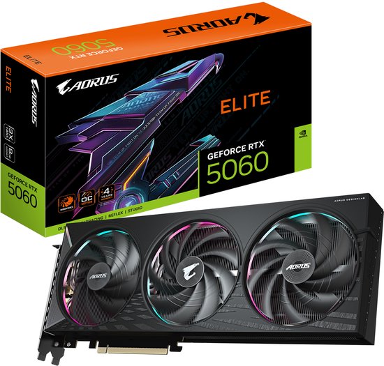 GIGABYTE AORUS GeForce RTX 5060 8GB GDDR7 (PCIe 5.0)