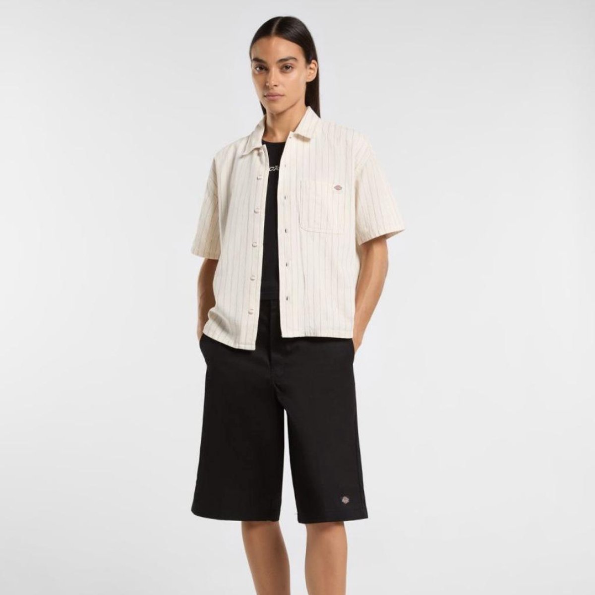 DICKIES SERVICE SS SHIRT L EU Beige
