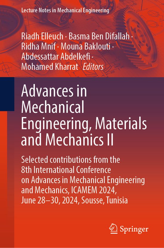 Lecture Notes in Mechanical Engineering- Advances in Mechani ... - cover
