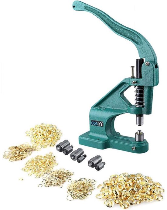 Machine à Oeillets de Presse Manuelle, Kit d'outils pour Oeillets avec