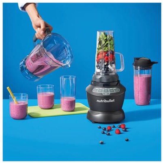NutriBullet NBF500DG 1,9 l Blender voor op aanrecht 1200 W Zilver van Nutribullet — afbeelding 4
