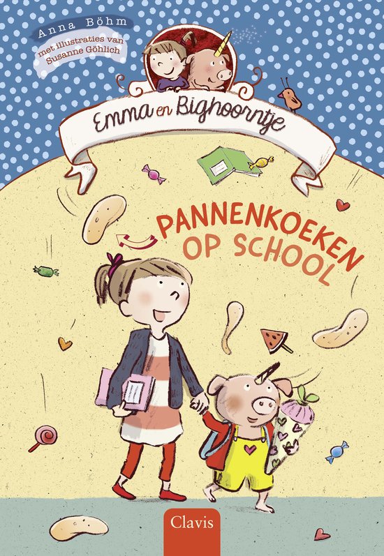 Emma en Bighoorntje - Pannenkoeken op school - cover