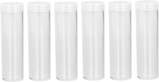 Doosje 51 mm plat transparant | kunststof verpakkingsproducten