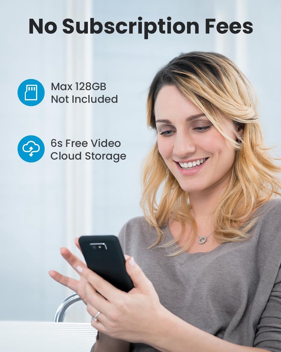 ieGeek Video-deurbel 2K met Nachtzicht en Tweeweg-Audio - afbeelding 3