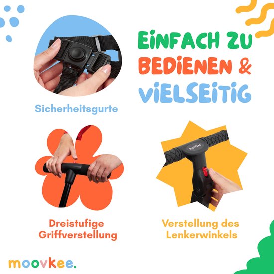 Driewieler met stang 6in1 ecru - crossfiets vanaf 1 jaar - kinderfiets vanaf 1 jaar van Merkloos — afbeelding 4