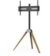 AVOID® FT03 TV Standaard – Voor 45-70 Inch TV’s – Draaibaar – Houten Driepoot Design – Zonder Boren – Scandinavisch Design – Tv 55 inch – Tv 65 inch