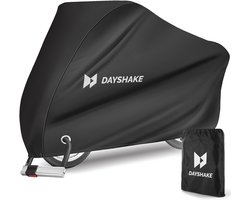 Dayshake Fietshoes voor 1 / 2 Fietsen - Luxe Fiets Hoes - Waterdicht 210D Polyester Zwart - Inclusief opbergzak