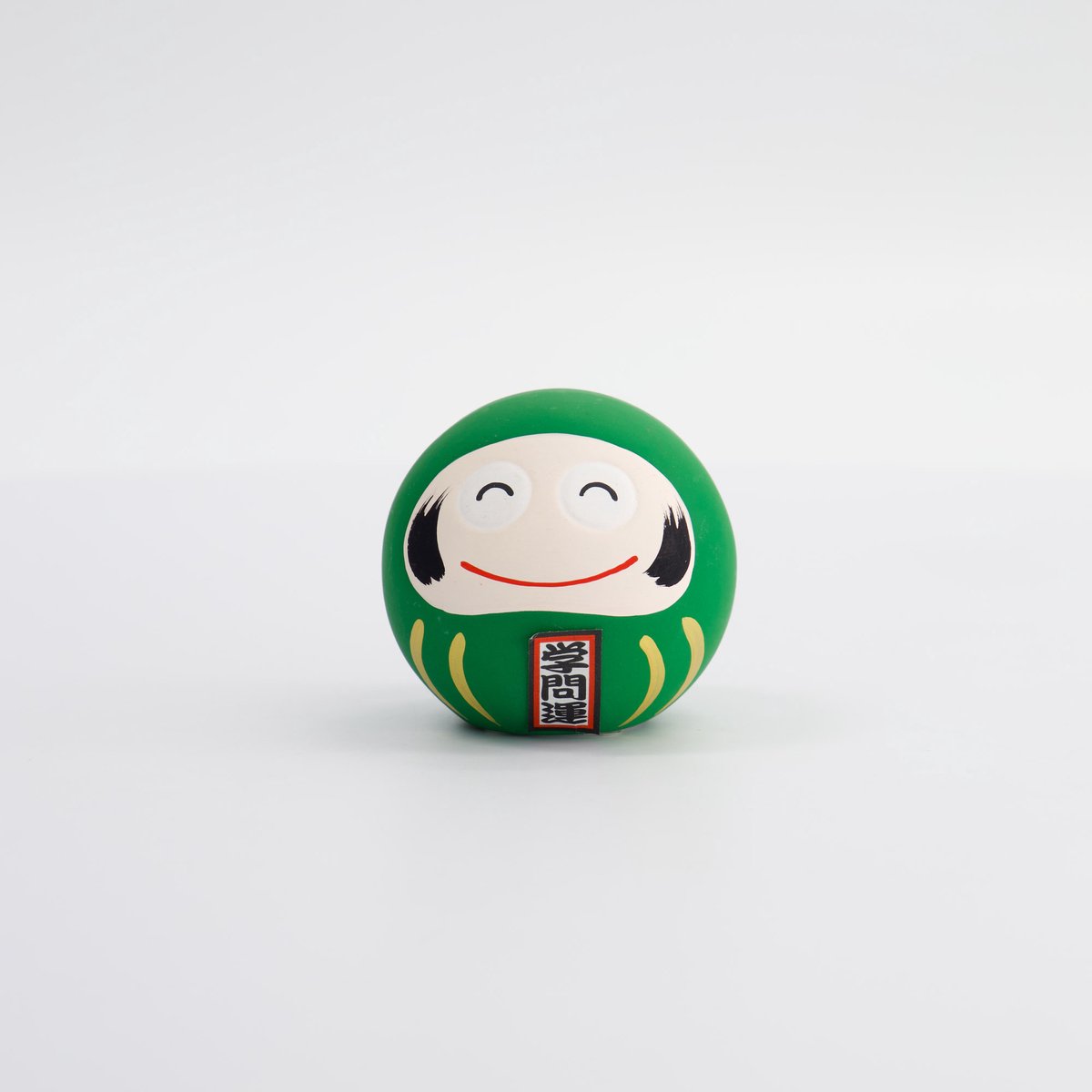Tokyo Design Studio - Groene Daruma - Gelukspoppetjes – Geluksbrenger - 6 x 6 x 6cm