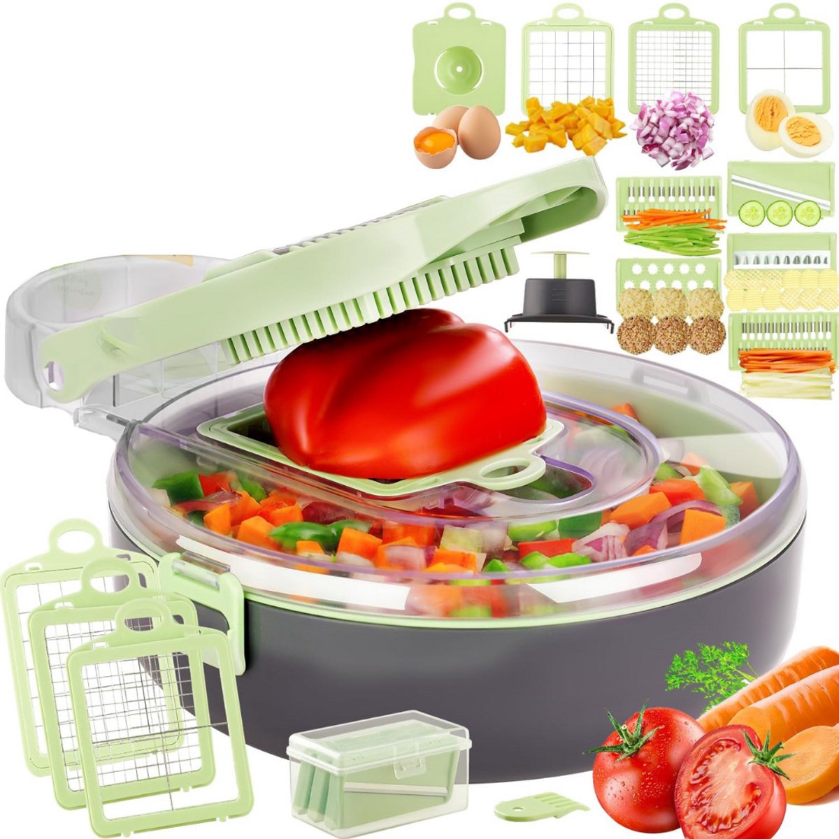 CLGP® Groentesnijder - Mandoline Keukensnijder - Uiensnijder