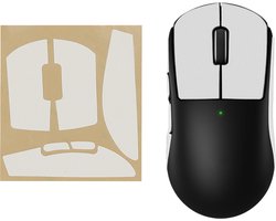 kwmobile gaming muis grip tape geschikt voor Logitech G Pro Wireless 2 / Wireless 3 muis - Antislip muistape grip - Muis grip tape in wit
