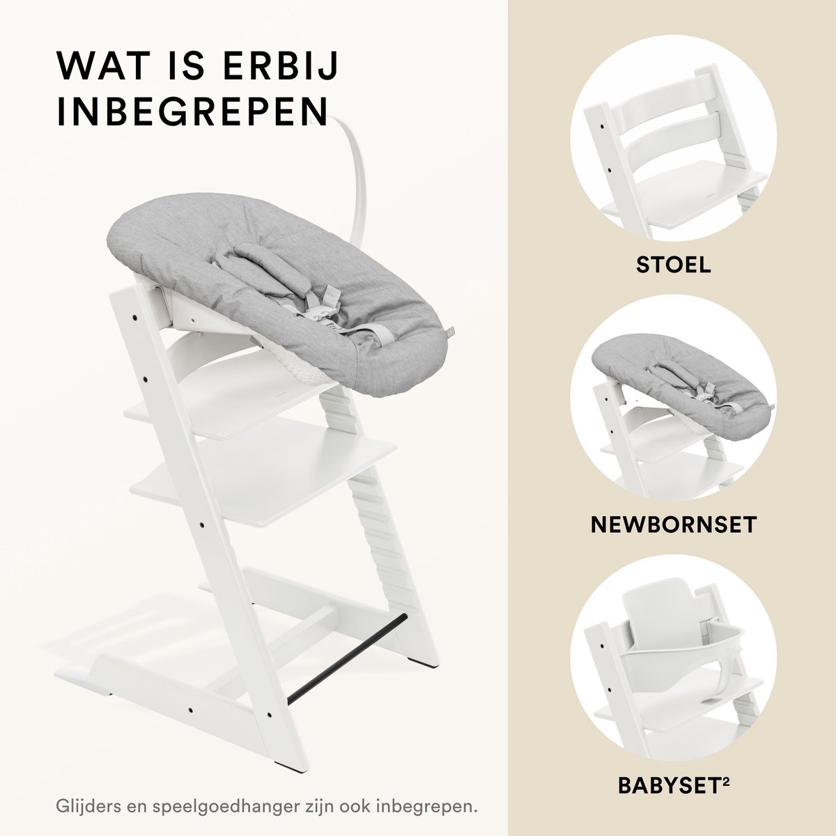 STOKKE AS Stokke Tripp Trapp Bundle Stoel + Babyset + Newborn Set thumbnail 6