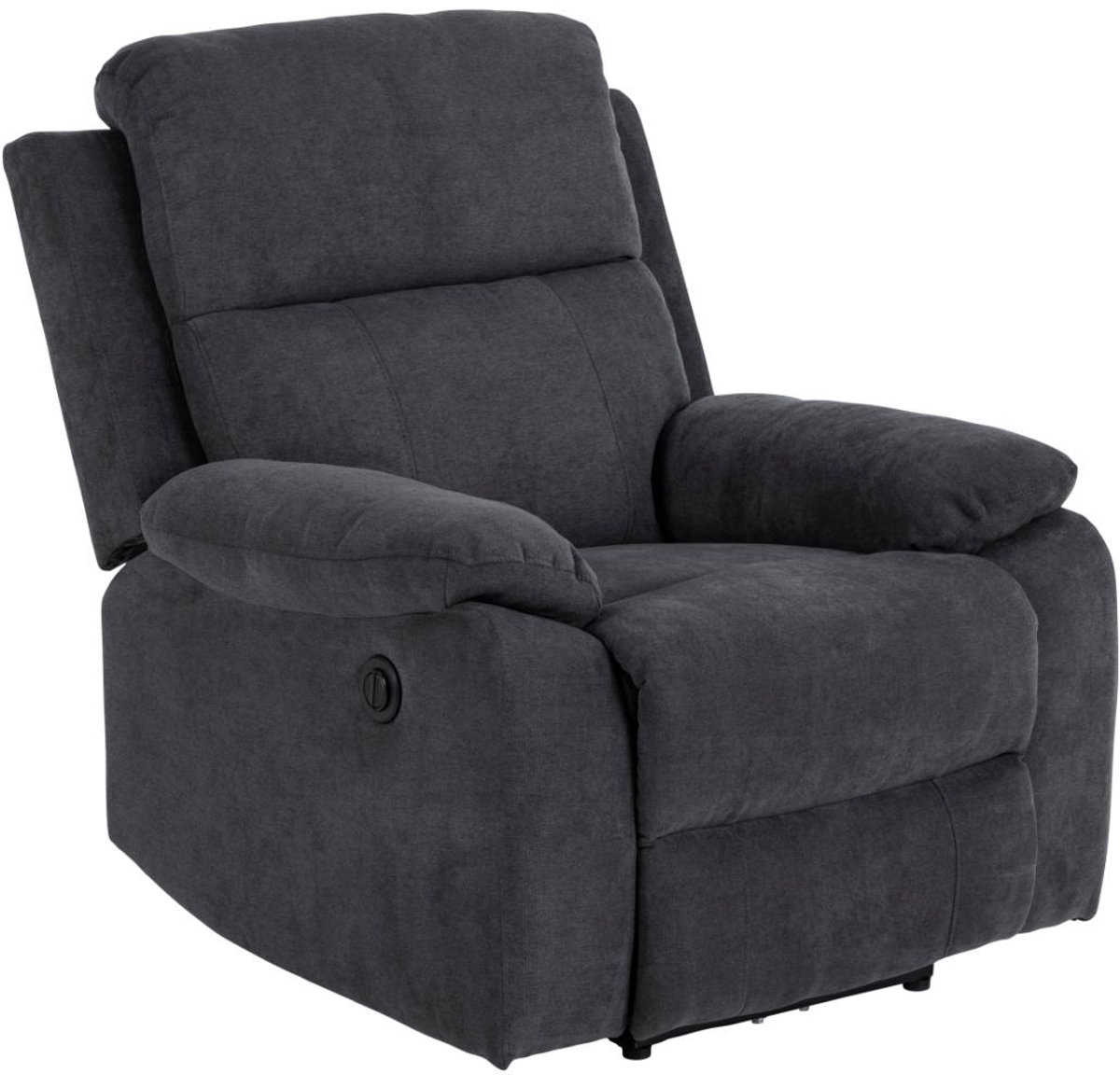 Giga Living Relaxfauteuil Rinda - Donkergrijs - Verstelbaar - 95x90x98cm