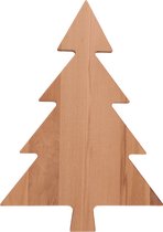 Bois pur | Etagère sapin de Noël en hêtre 45 cm