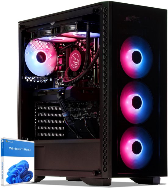 Desktop met Intel Core i7 processor met NVIDIA GeForce RTX 4060 TI