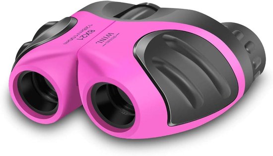 Jumelles Enfants 12x25 – Compactes, Prisme BAK4, Mise Au Point Facile – Idéales Randonnée, Oiseaux, Sport, Voyage