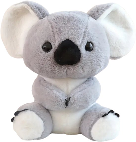 Bovista Knuffel - Knuffelbeer - Knuffeldoekje - Groot - Meme - Baby - Koala - Stuffed Animal - Plushie - Plush - Dier - Grijs - 42cm