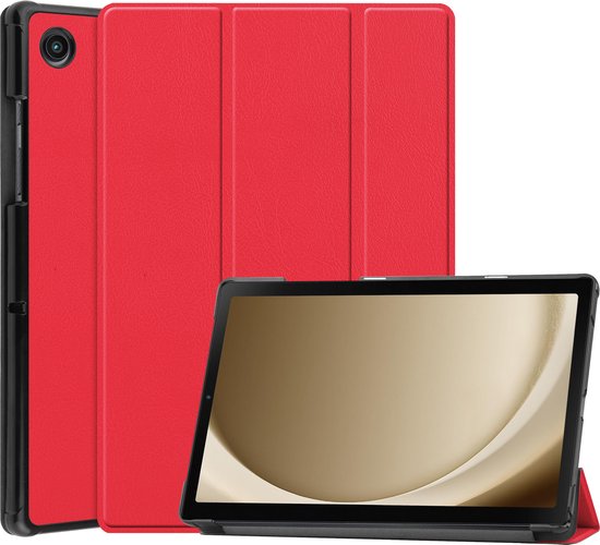 Cazy Tablet Hoes geschikt voor Samsung Galaxy Tab A9 Plus - TriFold Bookcase - Rood