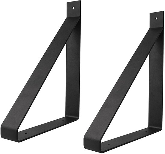 Gorillz Wagon 38 - Porte-tablettes industriels - Acier noir - 2 pièces