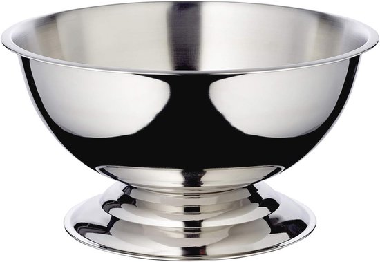 Relaxdays champagne cooler, stainless steel, HxD