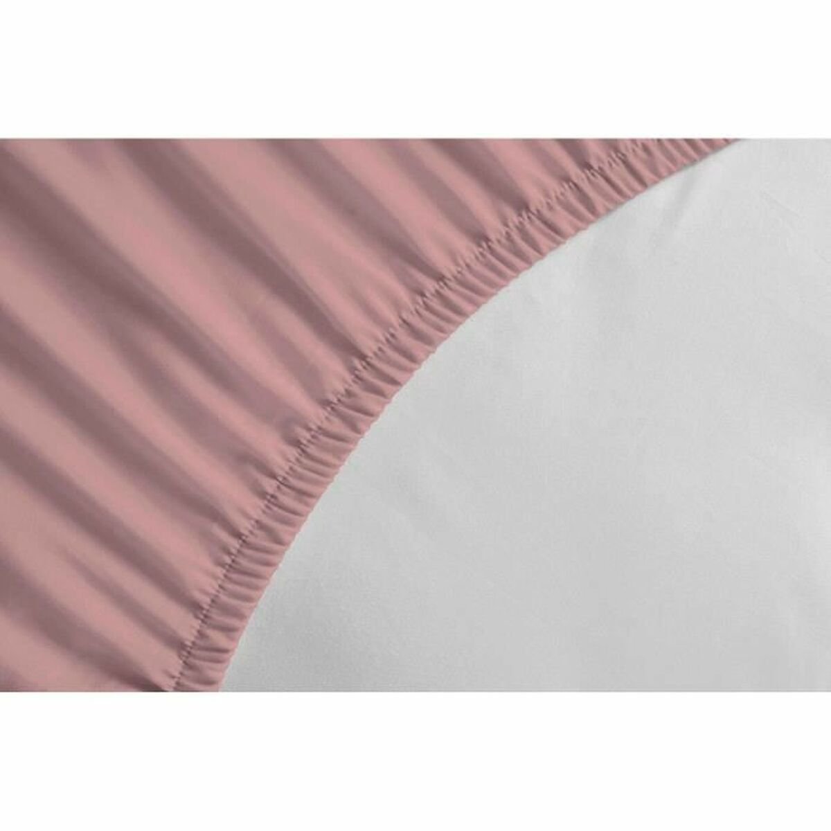 Verstelbaar onderlaken Lovely Home LH71623 Roze Rose 180 x 200 + 35 cm