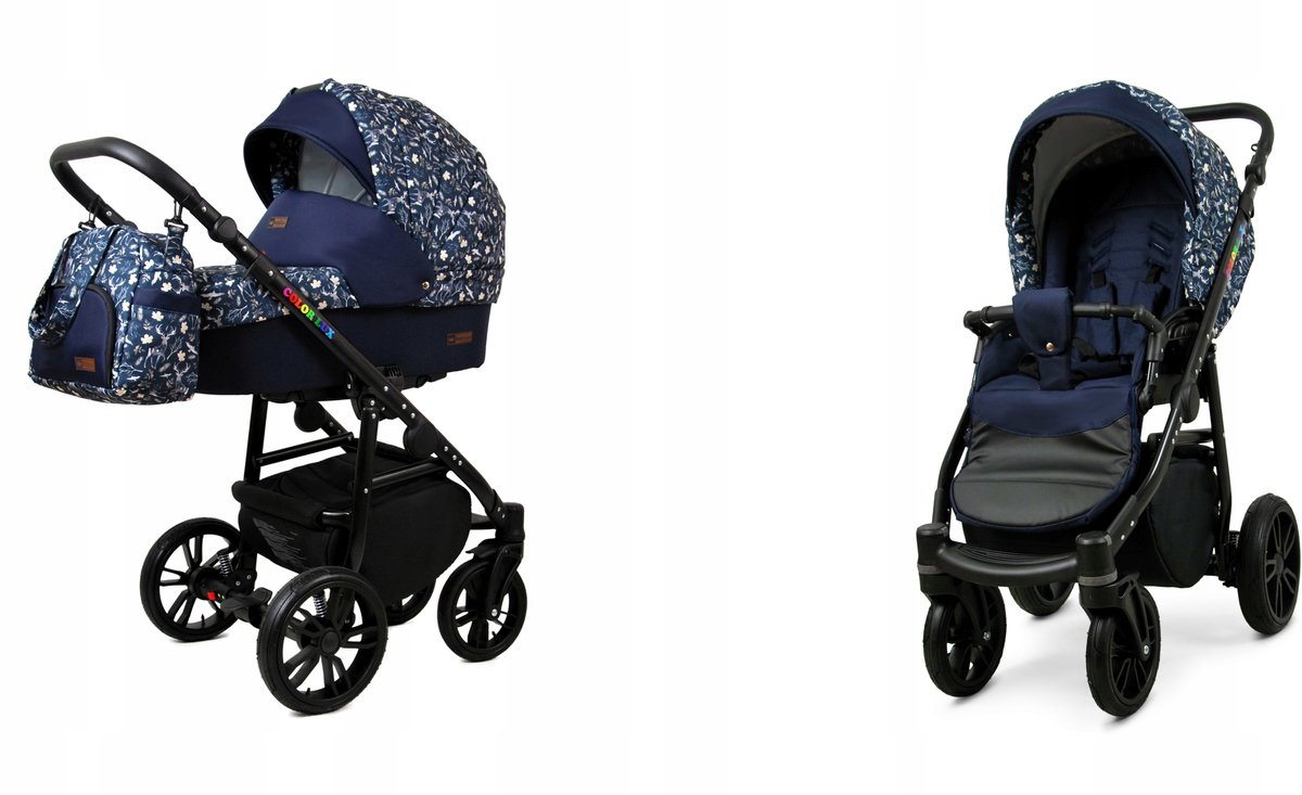 BabyLux® COLORLUX Kinderwagen 2in1 - Opklapbaar met Reiswieg - Product - €359,00