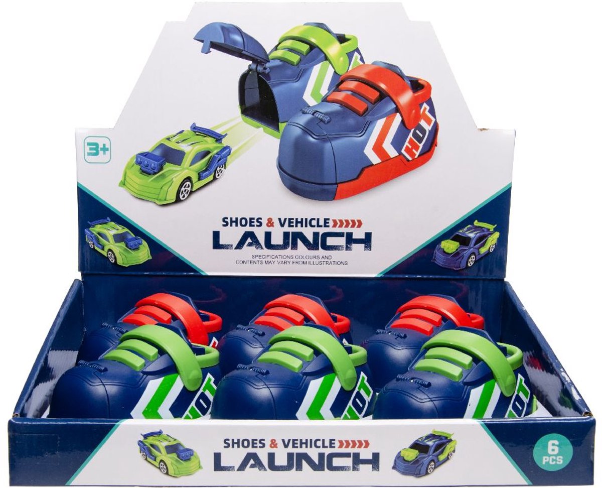 Duckiez Auto Lanceer Schoen - 6 stuks
