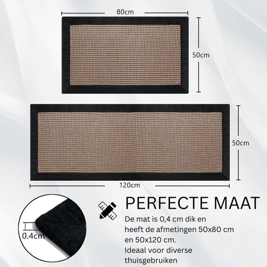 Tapis de cuisine JMZR® - Tapis de cuisine - Tapis de sol - Antidérapant