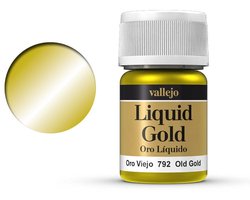 Vallejo Hobbyverf - 70792 Liquid Old Gold Verf potje - 35 ml